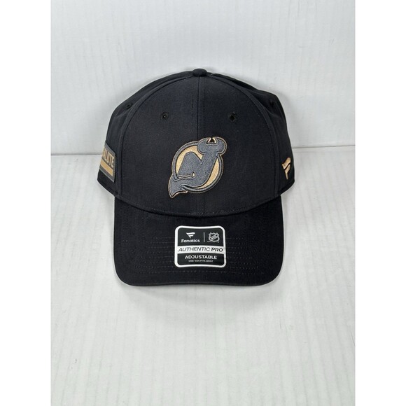 Fanatics NHL New Jersey Devils Military Appreciation Adjustable Black Hat NWT - Picture 1 of 5